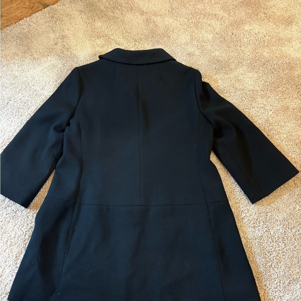 Banana Republic Black Pea Coat - Picture 3 of 6